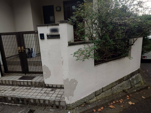 戸建住宅外構壁塗装工事