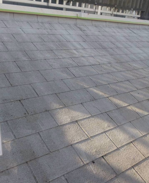 シングル屋根の塗装